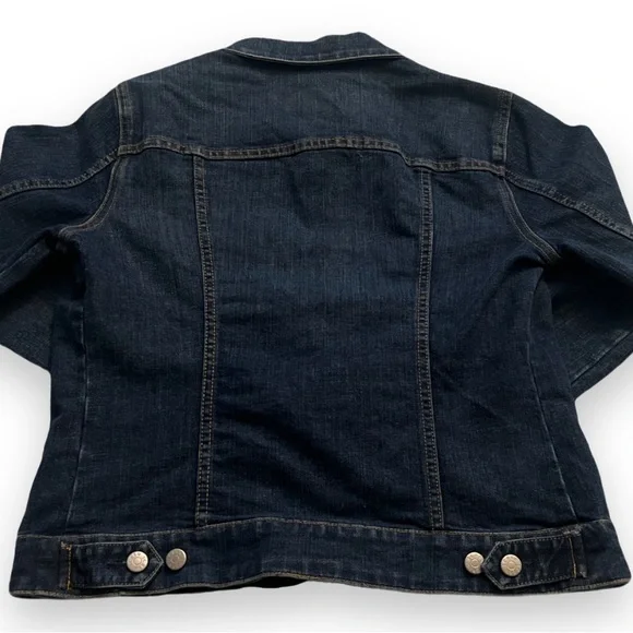 J.Crew Classic Denim Jean Jacket, Size Small - Picture 2 of 3